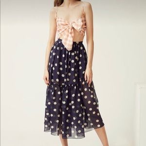 Mirae Paris Polkadot Skirt - NWT